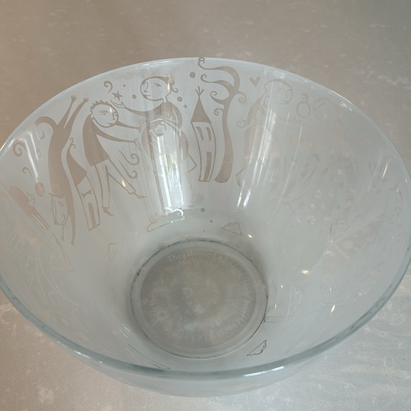 Leandra Drums Designs Story of Life Etched Glass Bowl - Picture 3 of 10
